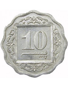 Awers monety Pakistan 10 Pajs 1986 2