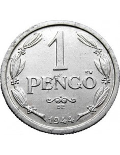 Awers monety Węgry 1 Pengo 1944 2