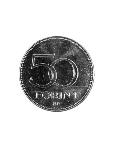 Rewers monety Węgry 50 Forint 2018 Mistrzostwa świata w hokeju na lodzie 2018