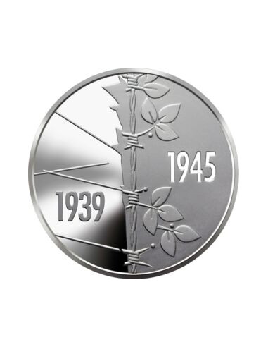 Awers monety 5 Hrywien 2020 75 lat zwycięstwa nad nazizmem w II wojnie światowej 19391945