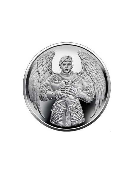 Awers monety 10 Hrywien 2021 Powietrzne oddziały szturmowe Sił Zbrojnych Ukrainy