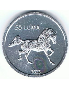 Awers monety Republika Górskiego Karabachu 50 Luma 2013 Koń 2