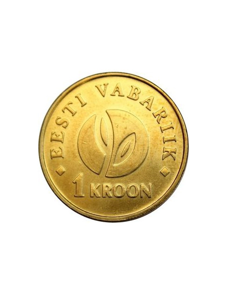 Rewers monety Estonia 1 Korona 2008 90. rocznica Republiki Estońskiej