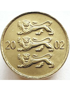 Awers monety Estonia 10 Senti 2002