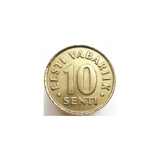 Rewers monety Estonia 10 Senti 2002