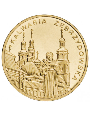Awers monety 2 zł 2010 Miasta w Polsce – Kalwaria Zebrzydowska