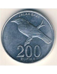 Awers monety Indonezja 200 Rupii 2003