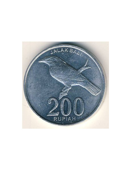 Awers monety Indonezja 200 Rupii 2003