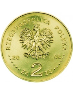 Awers monety 2 zł 2008 Polscy Podróżnicy i Badacze: Bronisław Piłsudski 18661918 2