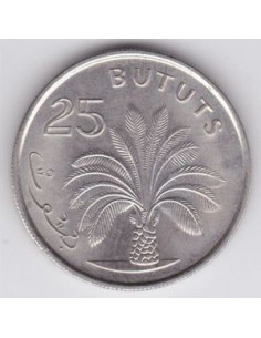 Awers monety Gambia 25 Butut 1998 2