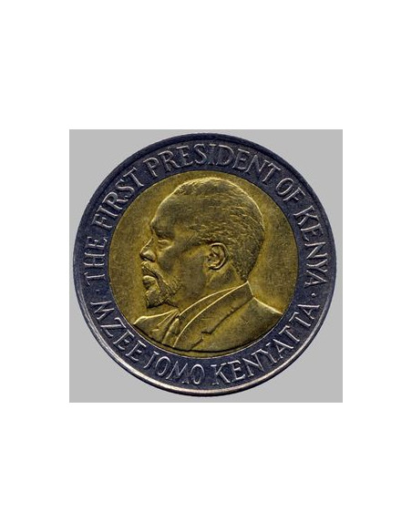 Awers monety Kenia 20 Szylingów 2005