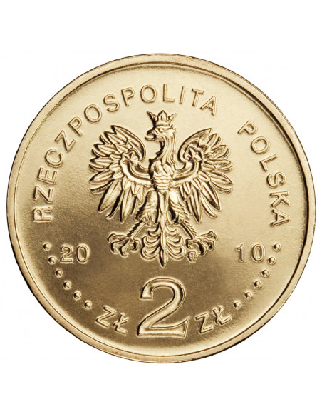 Rewers monety 2 zł 2010 Miasta w Polsce – Stare Miasto w Warszawie