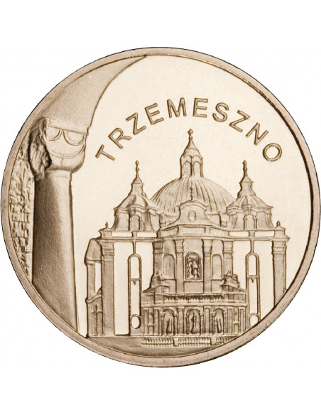 Awers monety 2 zł 2010 Miasta w Polsce – Trzemeszno