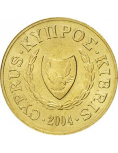 Awers monety Cypr 2 Centy 2004