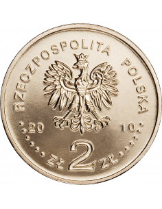 Awers monety 2 zł 2010 Miasta w Polsce – Trzemeszno 2