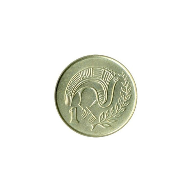 Rewers monety Cypr 1 Cent 2004