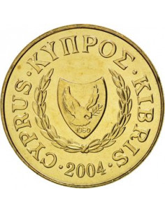Awers monety Cypr 20 Centów 2004