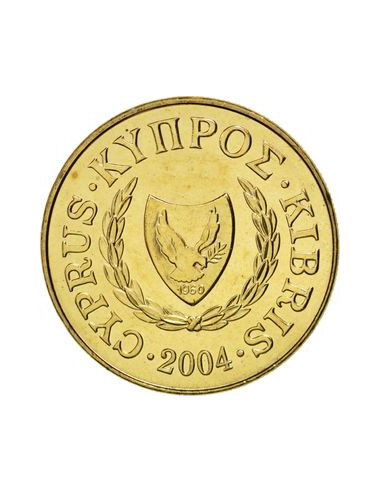 Awers monety Cypr 20 Centów 2004