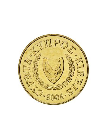 Awers monety Cypr 20 Centów 2004