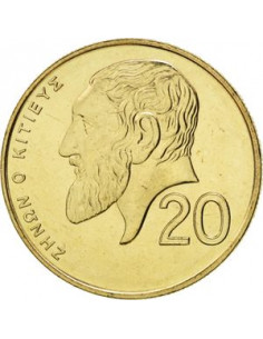 Awers monety Cypr 20 Centów 2004 2