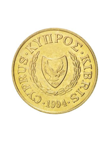 Awers monety Cypr 10 Centów 2004