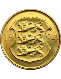 Awers monety Estonia 5 Koron 1994 75 rocznica Narodowy Bank Estonii
