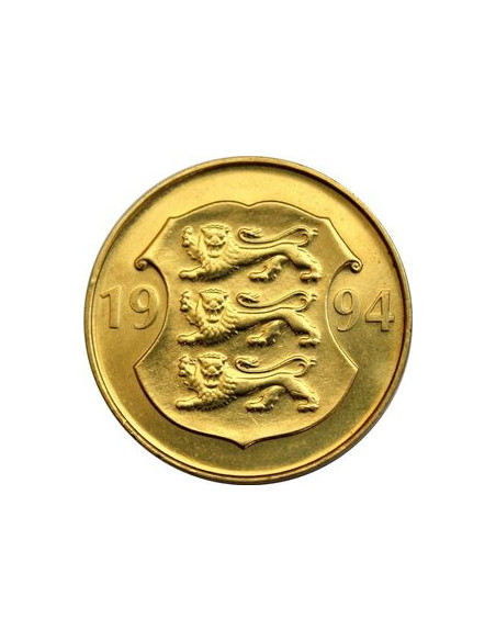 Awers monety Estonia 5 Koron 1994 75 rocznica Narodowy Bank Estonii