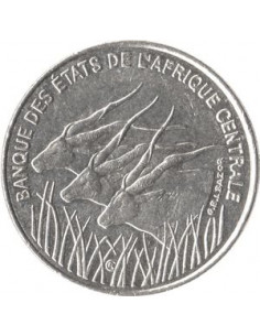 Awers monety BEAC 100 Franków CFA 1998