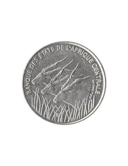 Awers monety BEAC 100 Franków CFA 1998