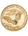 Awers monety 2 zł 2010 Zwierzęta świata – podkowiec mały łac. Rhinolophus hipposideros