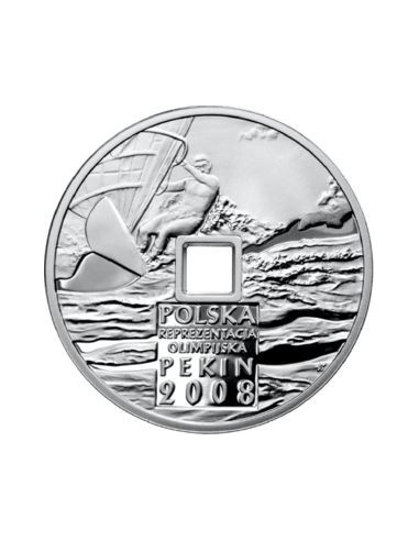Awers monety 10 Złotych 2008 Igrzyska XXIX Olimpiady Pekin 2008