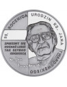 Awers monety 10 Złotych 2010 95. rocznica urodzin Jana Twardowskiego
