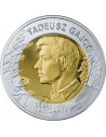 Awers monety 10 Złotych 2009 65. rocznica Powstania Warszawskiego. Poeci warszawscy Tadeusz Gajcy