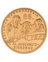 Awers monety 2 zł 2010 65. rocznica oswobodzenia KL AuschwitzBirkenau
