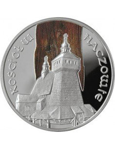 Awers monety 20 Złotych 2006 Zabytki kultury w Polsce kościół w Haczowie