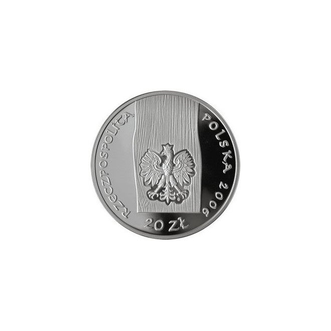 Rewers monety 20 Złotych 2006 Zabytki kultury w Polsce kościół w Haczowie