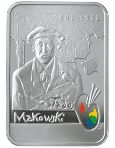 Awers monety 20 Złotych 2005 Polscy malarze XIX/XX wieku Tadeusz Makowski