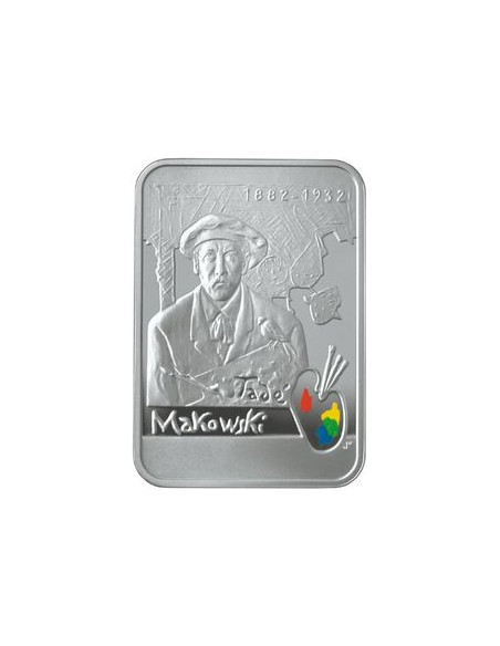 Awers monety 20 Złotych 2005 Polscy malarze XIX/XX wieku Tadeusz Makowski