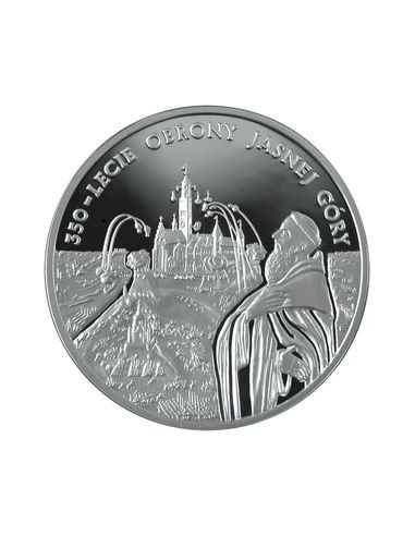 Awers monety 20 Złotych 2005 350lecie obrony Jasnej Góry