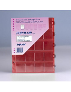 Arkusze na monety Importa 0820 - 4 x 20 kieszeni