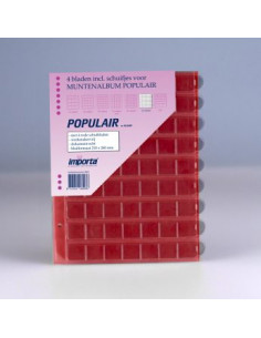 Arkusze na monety Importa 0863 - 4 x 63 kieszenie