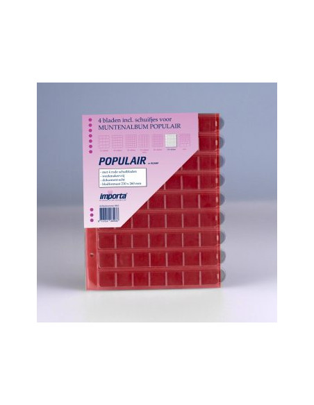 Arkusze na monety Importa 0863 - 4 x 63 kieszenie