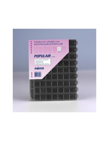 Arkusze na monety Importa 0863 - 4 x 63 kieszenie