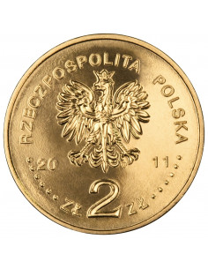 Awers monety 2 zł 2011 Polskie Kluby Piłkarskie – Polonia Warszawa 2