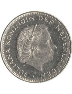 Awers monety Holandia 25 Guldena 1979 Unia Utrechtu