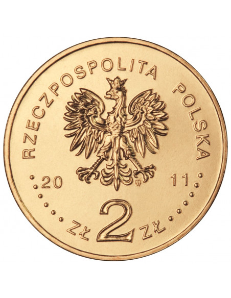 Rewers monety 2 zł 2011 Miasta w Polsce – Kraków