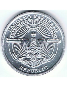 Awers monety Republika Górskiego Karabachu 1 Dram 2013 Bażant