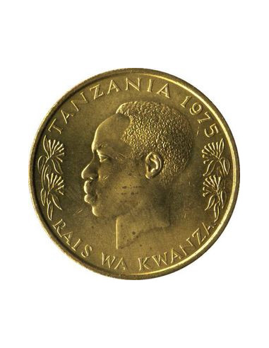 Awers monety Tanzania 20 Senti 1979
