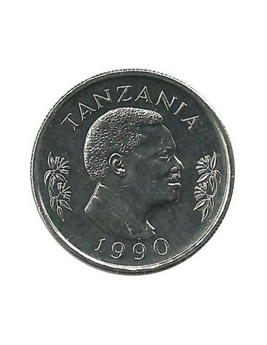 Awers monety Tanzania 50 Senti 1989