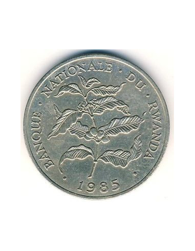 Awers monety 10 Franków 1985
